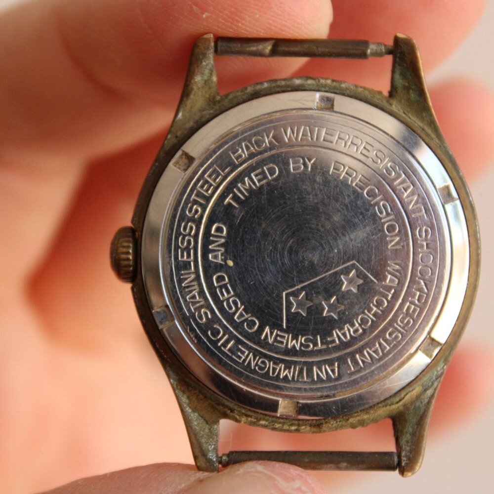 Vintage 1950s Mens Villereuse Watch, Incabloc, Antimagnetic, No Band Non Working - Picture 3 of 10